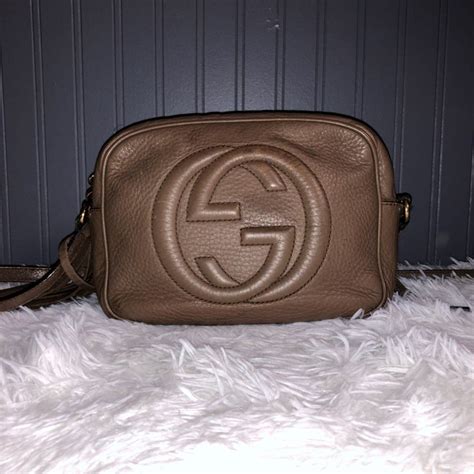 gucci soho disco taupe|authentic gucci soho disco bag.